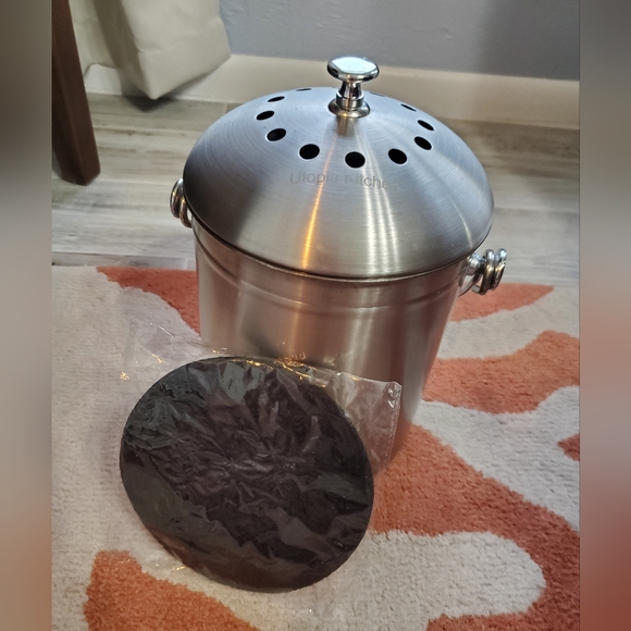 kitchen utopia Other Utopia Kitchen Counter Top Or Under The Sink Compost Bin With Carbon